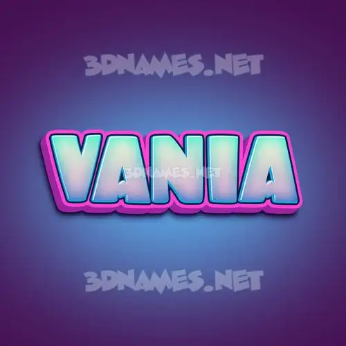 vania in Phat Purple style - 3D name wallpaper vania in Phat Purple style - 3D name wallpaper