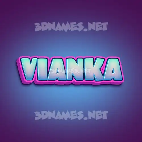 vianka in Phat Purple style - 3D name wallpaper vianka in Phat Purple style - 3D name wallpaper