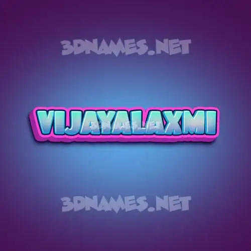 vijayalaxmi in Phat Purple style - 3D name wallpaper