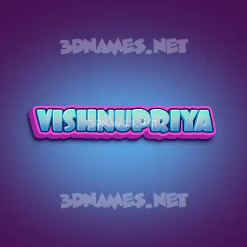 vishnupriya in Phat Purple style - 3D name wallpaper