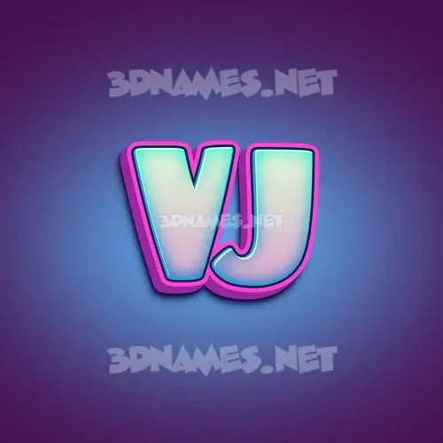 vj in Phat Purple style - 3D name wallpaper vj in Phat Purple style - 3D name wallpaper