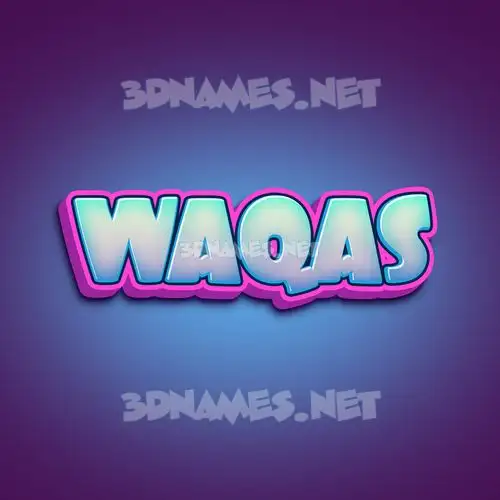 waqas in Phat Purple style - 3D name wallpaper waqas in Phat Purple style - 3D name wallpaper