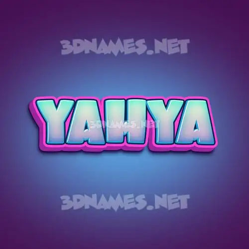 yahya in Phat Purple style - 3D name wallpaper yahya in Phat Purple style - 3D name wallpaper