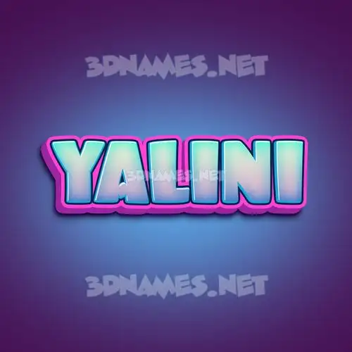 yalini in Phat Purple style - 3D name wallpaper yalini in Phat Purple style - 3D name wallpaper