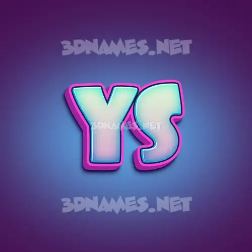 ys in Phat Purple style - 3D name wallpaper ys in Phat Purple style - 3D name wallpaper
