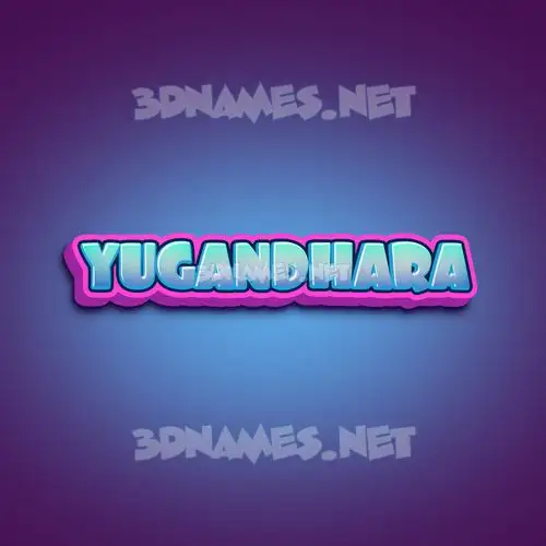 yugandhara in Phat Purple style - 3D name wallpaper yugandhara in Phat Purple style - 3D name wallpaper