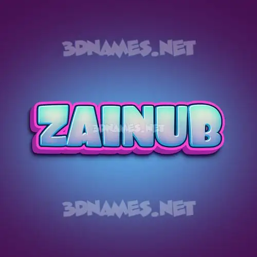 zainub in Phat Purple style - 3D name wallpaper zainub in Phat Purple style - 3D name wallpaper