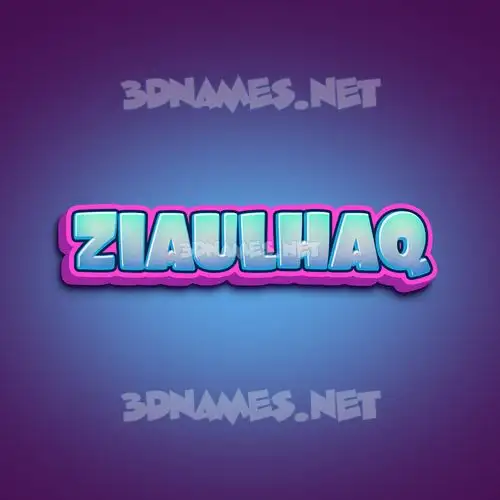 ziaulhaq in Phat Purple style - 3D name wallpaper ziaulhaq in Phat Purple style - 3D name wallpaper