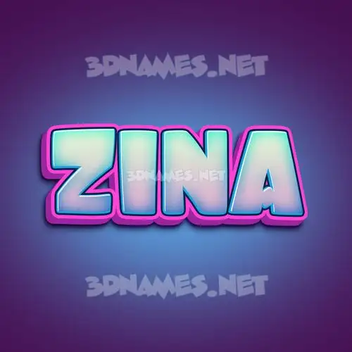 zina in Phat Purple style - 3D name wallpaper zina in Phat Purple style - 3D name wallpaper