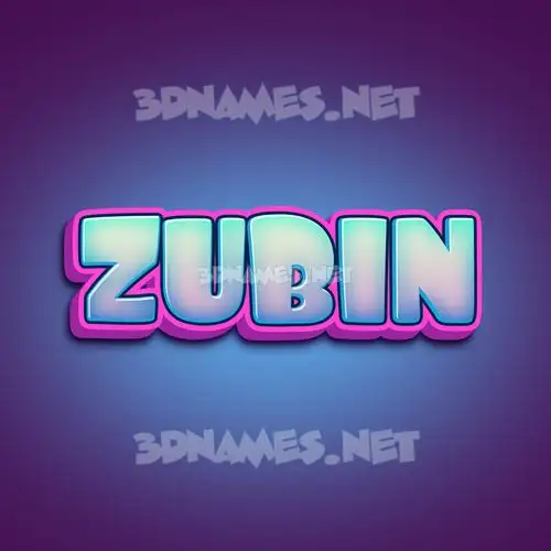 zubin in Phat Purple style - 3D name wallpaper zubin in Phat Purple style - 3D name wallpaper