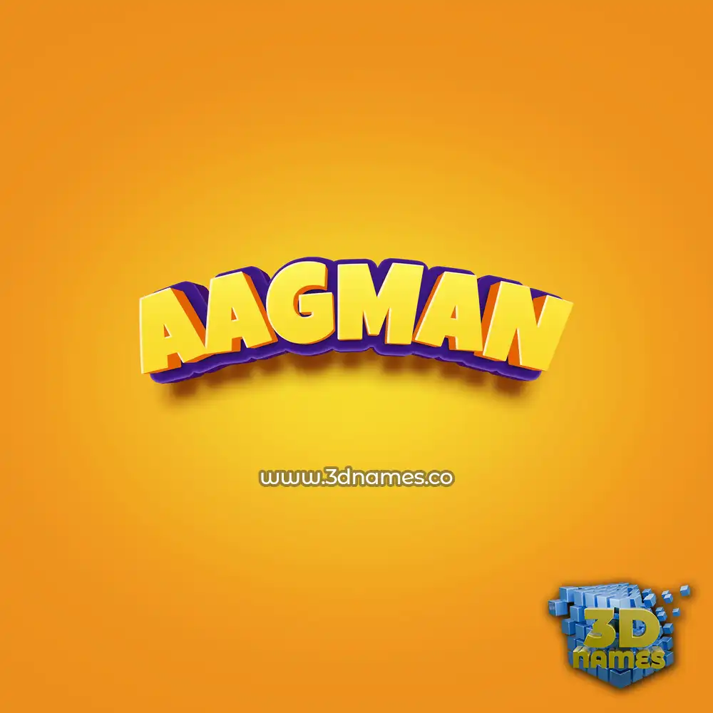 aagman in Orange Toon style - 3D name wallpaper aagman in Orange Toon style - 3D name wallpaper