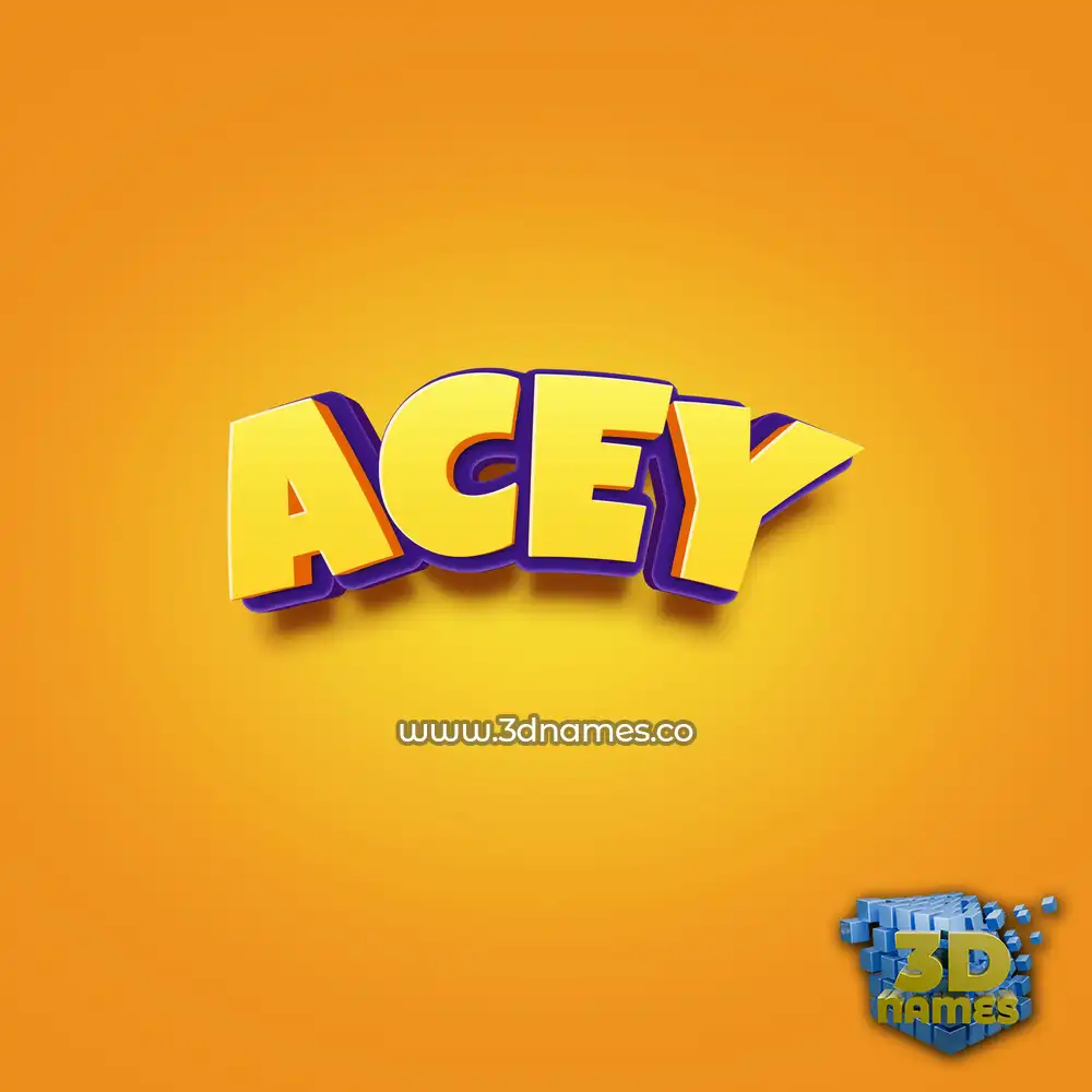 acey in Orange Toon style - 3D name wallpaper acey in Orange Toon style - 3D name wallpaper