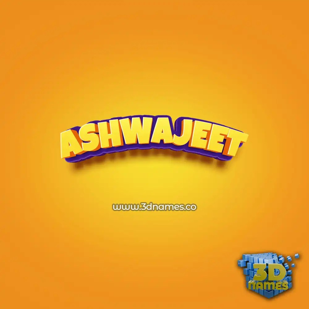 ashwajeet in Orange Toon style - 3D name wallpaper ashwajeet in Orange Toon style - 3D name wallpaper