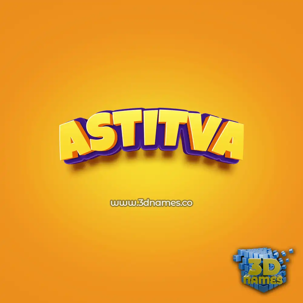 astitva in Orange Toon style - 3D name wallpaper astitva in Orange Toon style - 3D name wallpaper