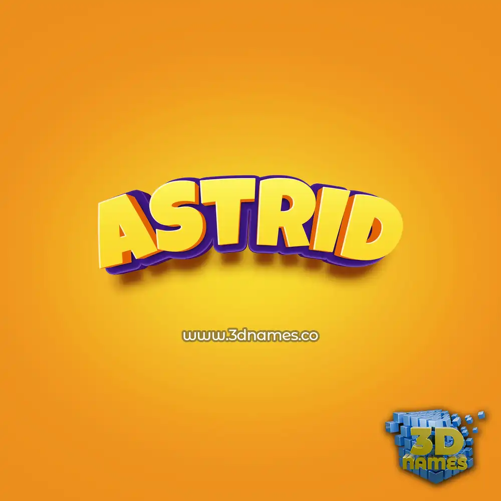 astrid in Orange Toon style - 3D name wallpaper astrid in Orange Toon style - 3D name wallpaper