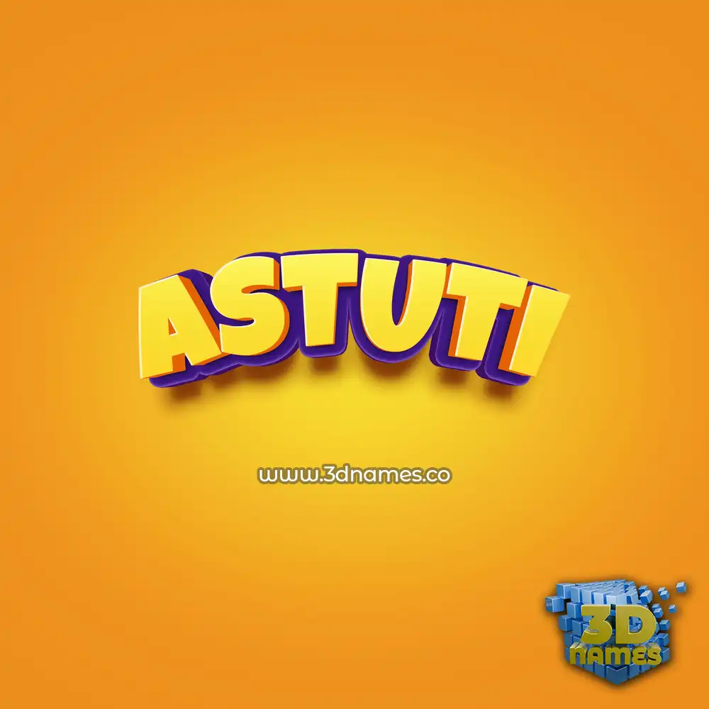 astuti in Orange Toon style - 3D name wallpaper astuti in Orange Toon style - 3D name wallpaper
