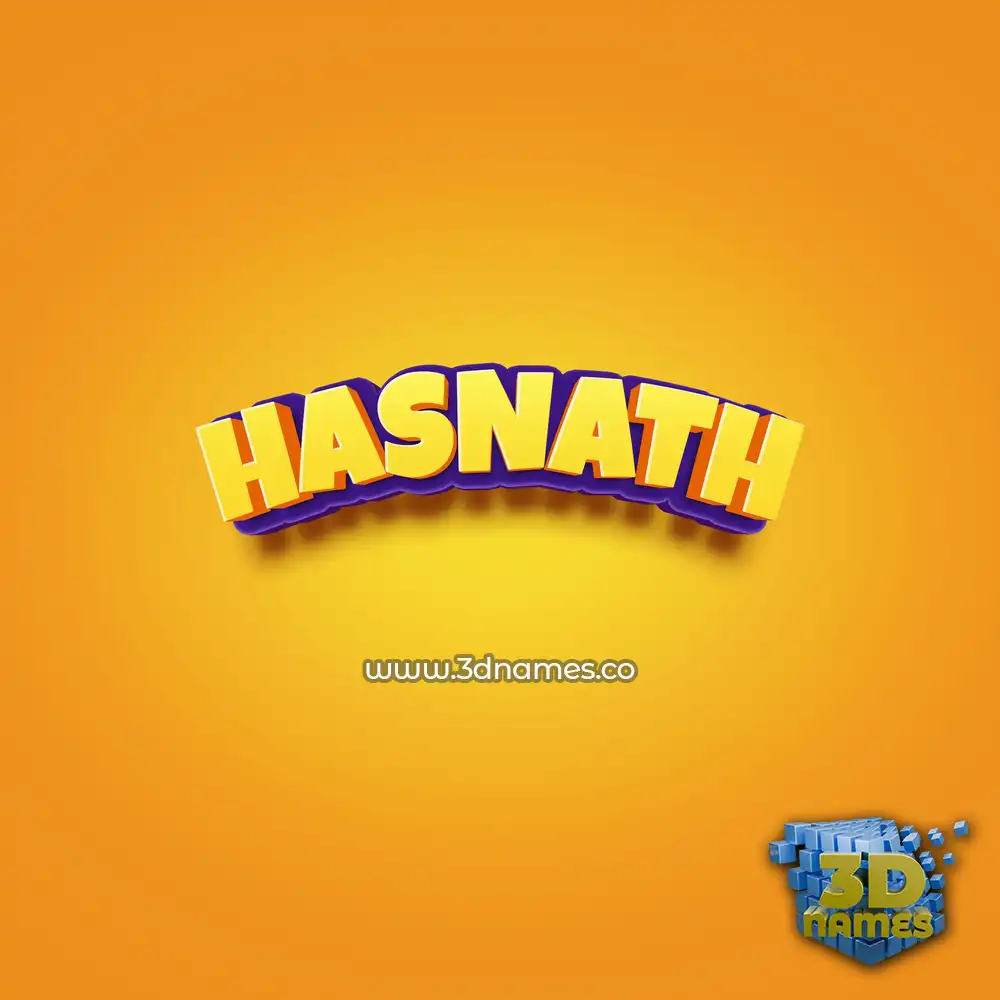 hasnath in Orange Toon style - 3D name wallpaper hasnath in Orange Toon style - 3D name wallpaper