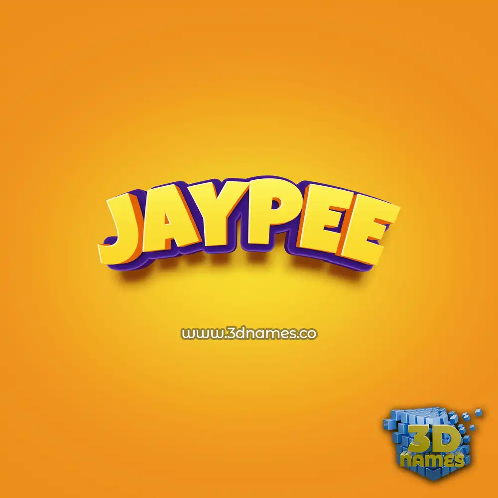 jaypee in Orange Toon style - 3D name wallpaper jaypee in Orange Toon style - 3D name wallpaper