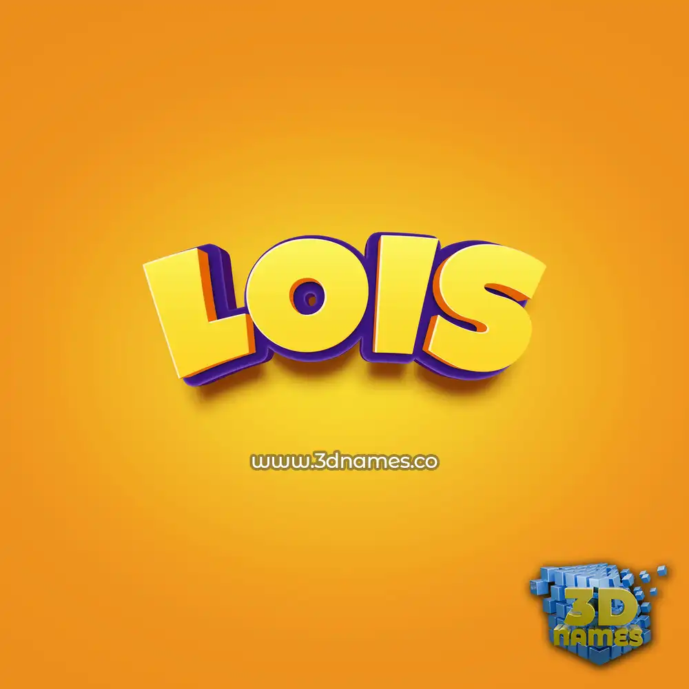 lois in Orange Toon style - 3D name wallpaper lois in Orange Toon style - 3D name wallpaper