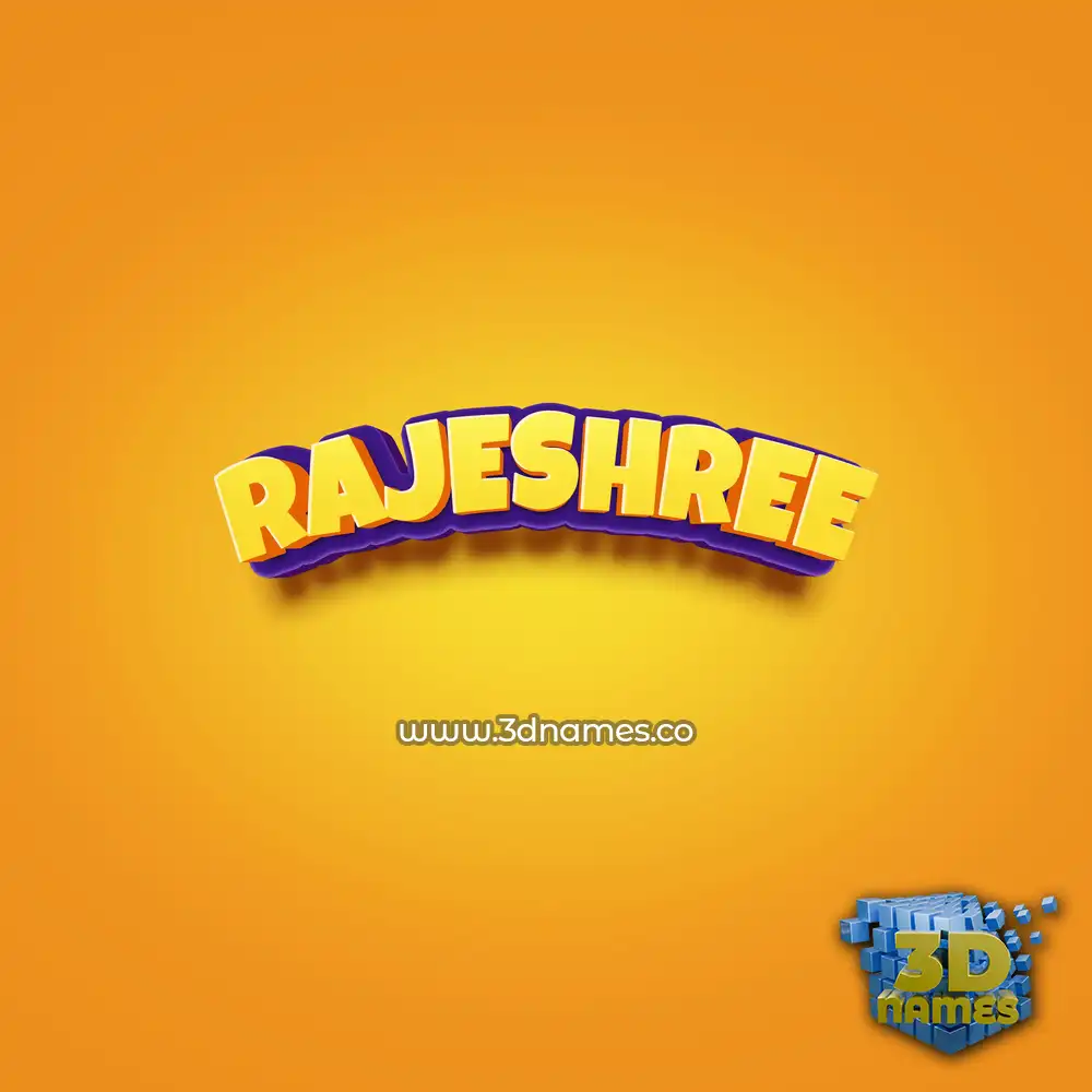 rajeshree in Orange Toon style - 3D name wallpaper rajeshree in Orange Toon style - 3D name wallpaper