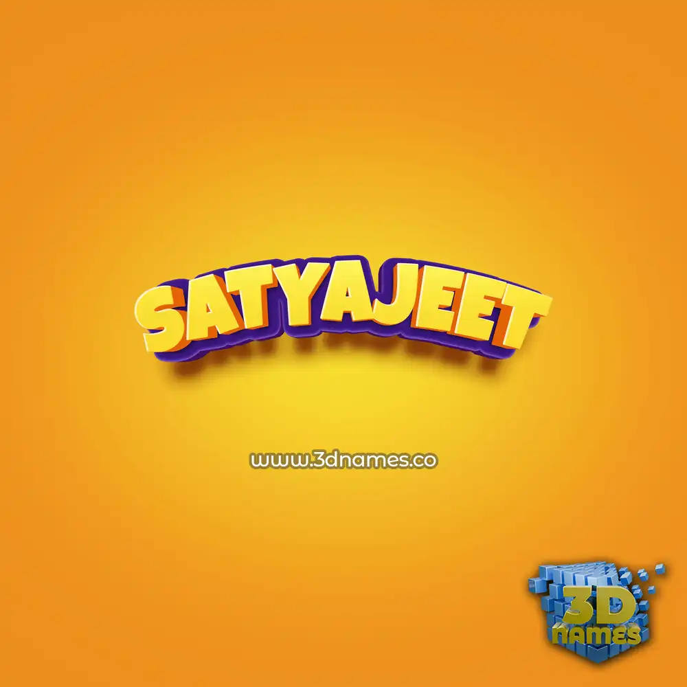 satyajeet in Orange Toon style - 3D name wallpaper satyajeet in Orange Toon style - 3D name wallpaper