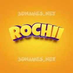 rochii in Orange Toon style - 3D name wallpaper