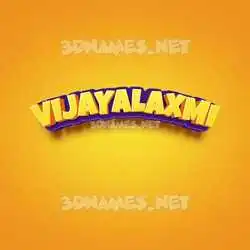 vijayalaxmi in Orange Toon style - 3D name wallpaper