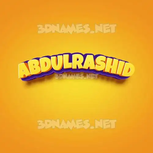 abdulrashid in Orange Toon style - 3D name wallpaper abdulrashid in Orange Toon style - 3D name wallpaper