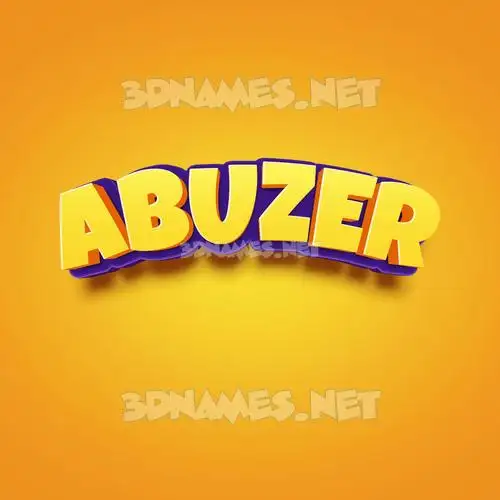 abuzer in Orange Toon style - 3D name wallpaper abuzer in Orange Toon style - 3D name wallpaper