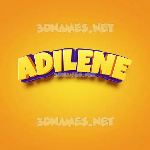 adilene in Orange Toon style - 3D name wallpaper adilene in Orange Toon style - 3D name wallpaper