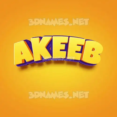 akeeb in Orange Toon style - 3D name wallpaper akeeb in Orange Toon style - 3D name wallpaper