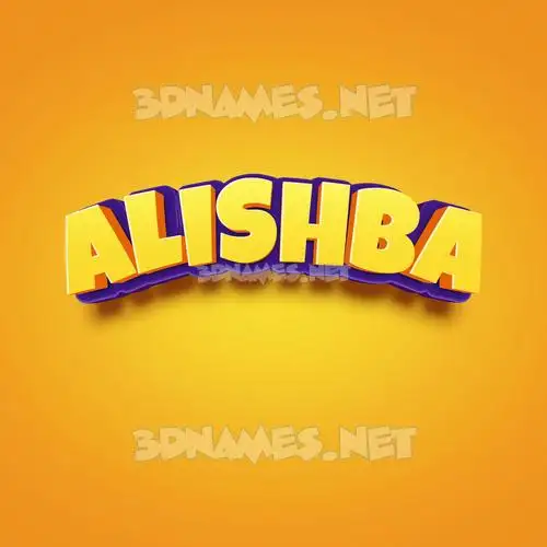 alishba in Orange Toon style - 3D name wallpaper alishba in Orange Toon style - 3D name wallpaper