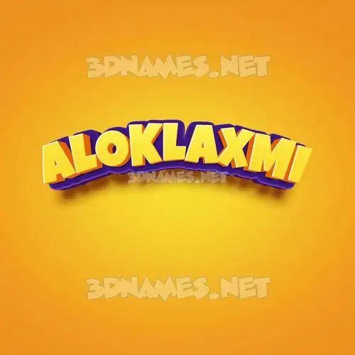 aloklaxmi in Orange Toon style - 3D name wallpaper aloklaxmi in Orange Toon style - 3D name wallpaper