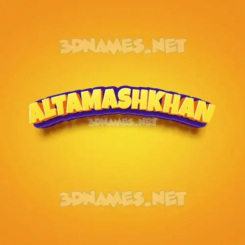 altamashkhan in Orange Toon style - 3D name wallpaper altamashkhan in Orange Toon style - 3D name wallpaper