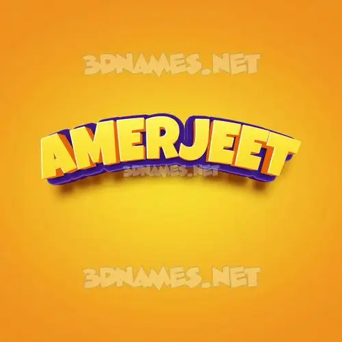 amerjeet in Orange Toon style - 3D name wallpaper amerjeet in Orange Toon style - 3D name wallpaper