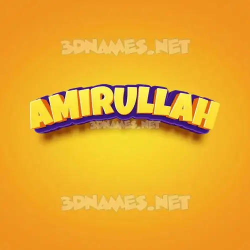 amirullah in Orange Toon style - 3D name wallpaper amirullah in Orange Toon style - 3D name wallpaper