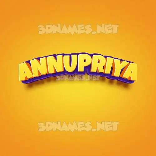 annupriya in Orange Toon style - 3D name wallpaper annupriya in Orange Toon style - 3D name wallpaper
