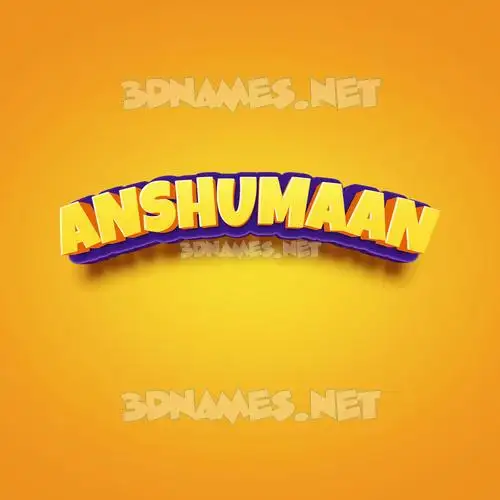 anshumaan in Orange Toon style - 3D name wallpaper anshumaan in Orange Toon style - 3D name wallpaper