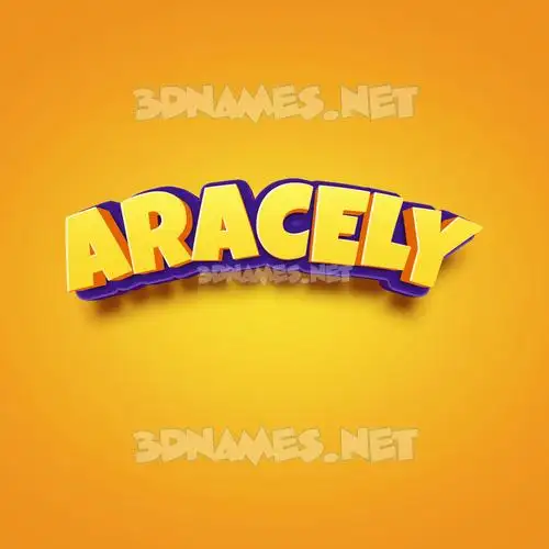 aracely in Orange Toon style - 3D name wallpaper aracely in Orange Toon style - 3D name wallpaper