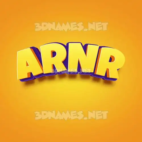 arnr in Orange Toon style - 3D name wallpaper arnr in Orange Toon style - 3D name wallpaper