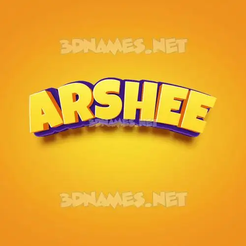 arshee in Orange Toon style - 3D name wallpaper arshee in Orange Toon style - 3D name wallpaper