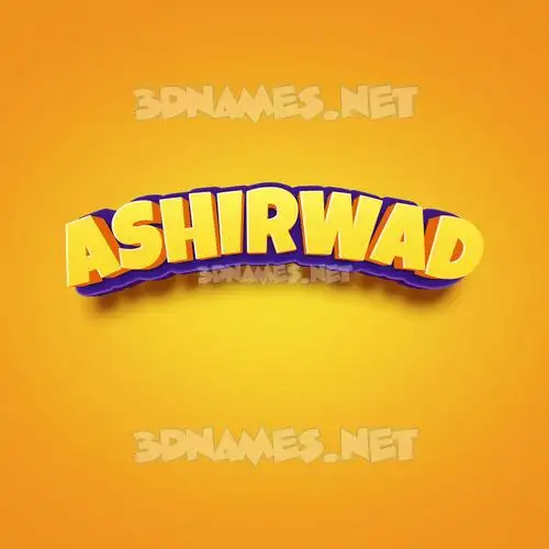 ashirwad in Orange Toon style - 3D name wallpaper ashirwad in Orange Toon style - 3D name wallpaper