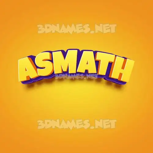 asmath in Orange Toon style - 3D name wallpaper asmath in Orange Toon style - 3D name wallpaper