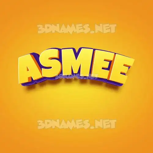 asmee in Orange Toon style - 3D name wallpaper asmee in Orange Toon style - 3D name wallpaper
