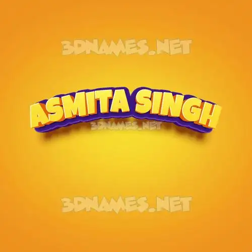 asmita singh in Orange Toon style - 3D name wallpaper asmita singh in Orange Toon style - 3D name wallpaper