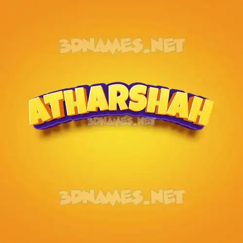 atharshah in Orange Toon style - 3D name wallpaper atharshah in Orange Toon style - 3D name wallpaper