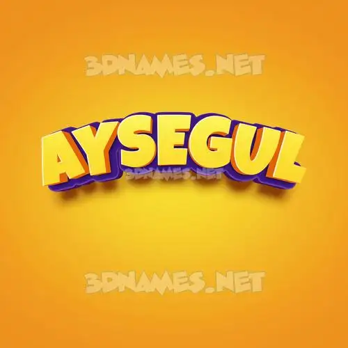 aysegul in Orange Toon style - 3D name wallpaper aysegul in Orange Toon style - 3D name wallpaper