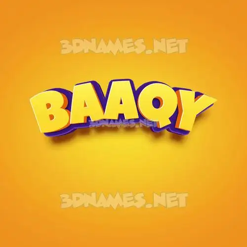 baaqy in Orange Toon style - 3D name wallpaper baaqy in Orange Toon style - 3D name wallpaper