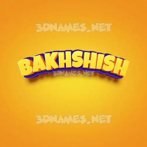 bakhshish in Orange Toon style - 3D name wallpaper bakhshish in Orange Toon style - 3D name wallpaper