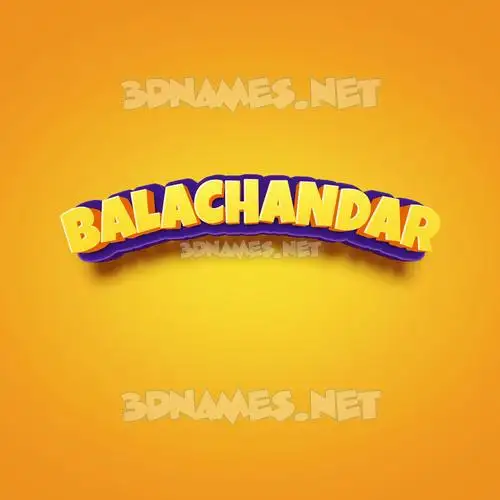 balachandar in Orange Toon style - 3D name wallpaper balachandar in Orange Toon style - 3D name wallpaper